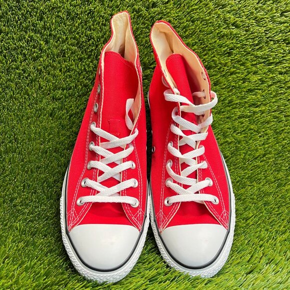 Converse Chuck Taylor All Star Hi Mens Size 10 Red White Athletic Shoes Sneakers - Picture 5 of 10